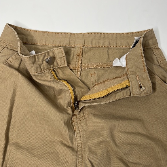 Beige Long Cargo Pants // Boyfriend Jeans - Picture 7 of 12